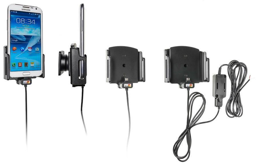 Brodit support install.fixé microUSB l.75-89/p9-13mm