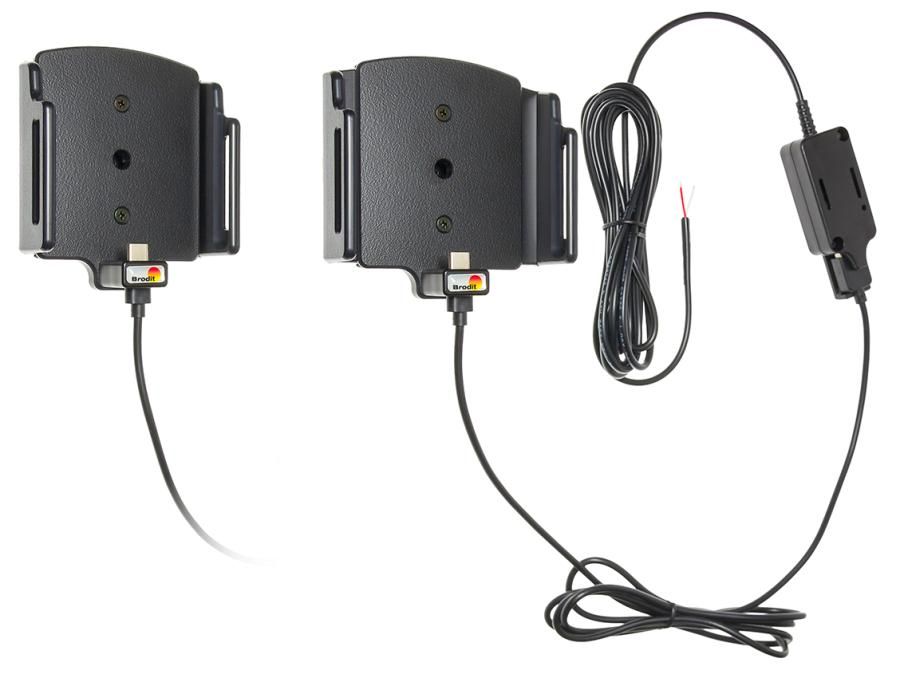 Brodit support installation fixé USB-C C l.75-89/p6-10mm