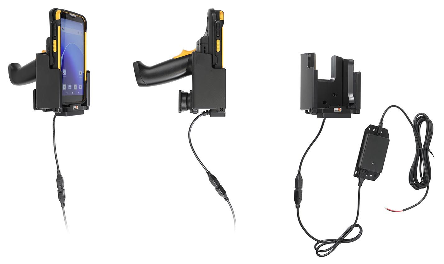 Brodit support fixé install.CipherLab RS38 avec boot/pistol