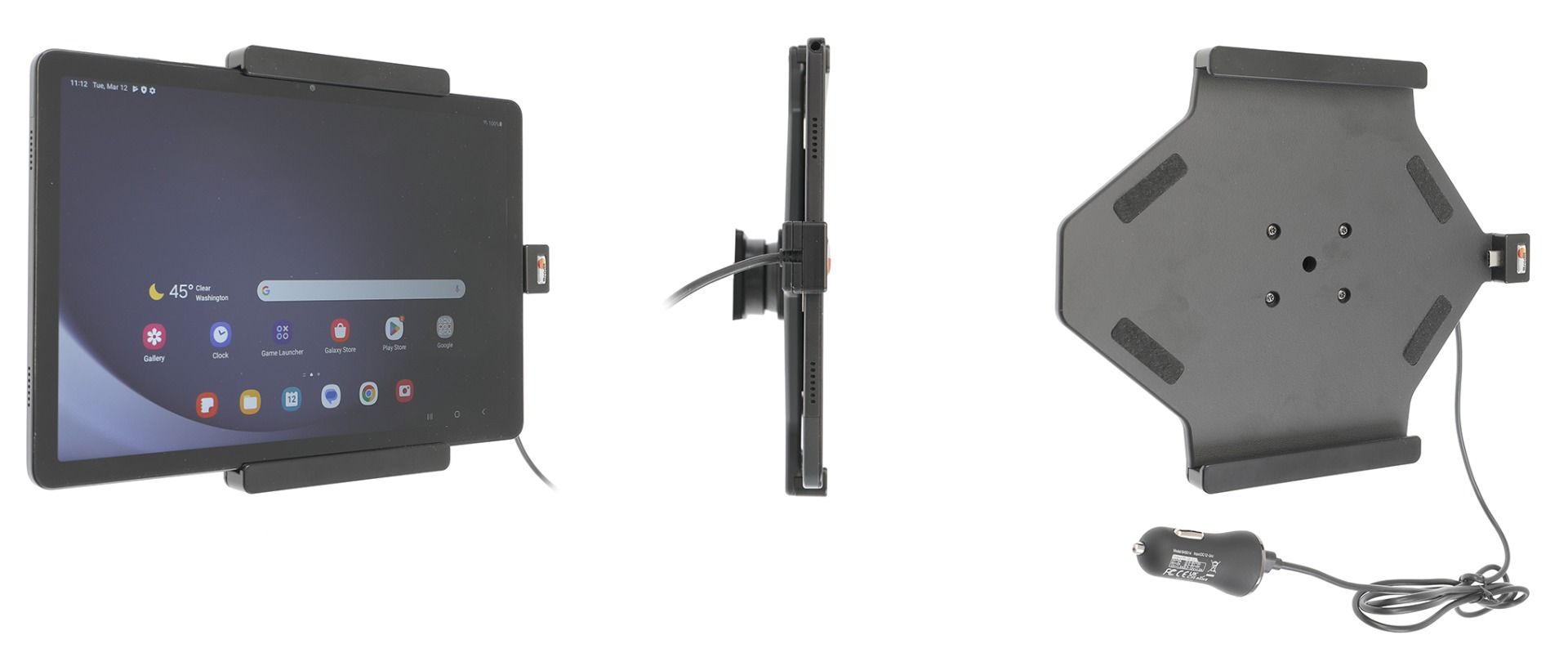 Brodit support/chargeur Samsung Tab A9+/ A11+  USB cig.