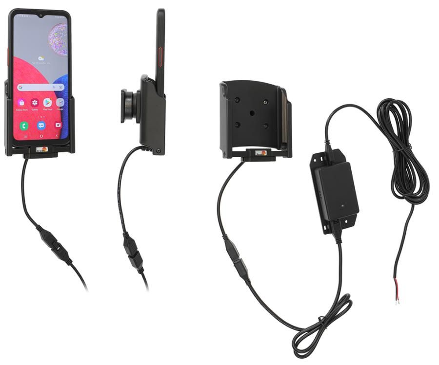 Brodit support/chargeur Samsung XCover 6 fixé install.