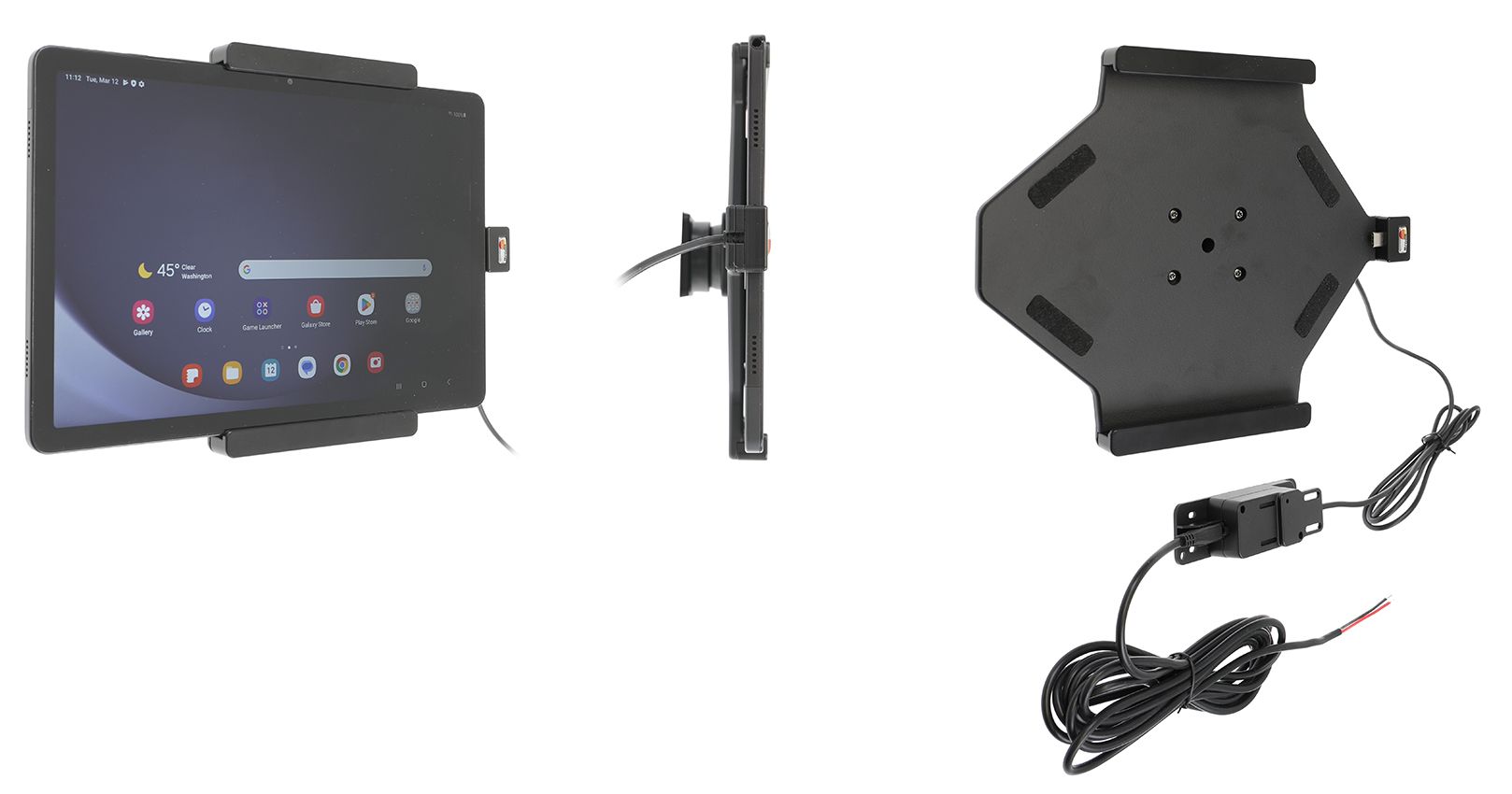 Brodit support/chargeur Samsung Tab A9+/A11+ fixé