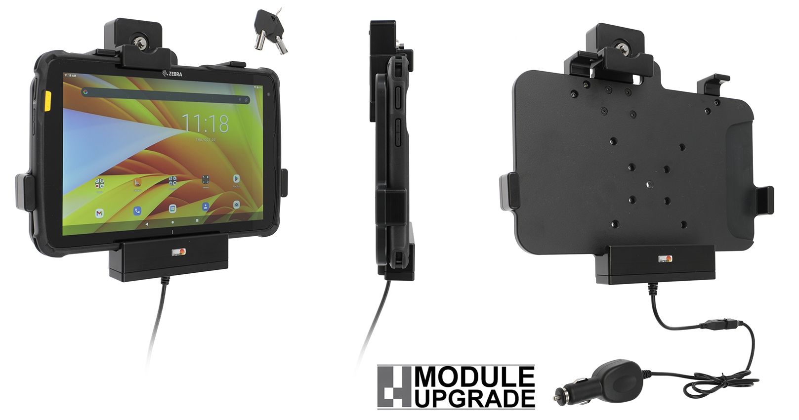 Brodit support/chargeur Zebra ET40/ET45 10" keylock/vesa