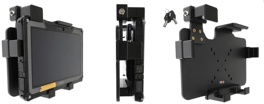 Brodit support Getac F110 6/7th Gen. serrure-2 keys-Vesa