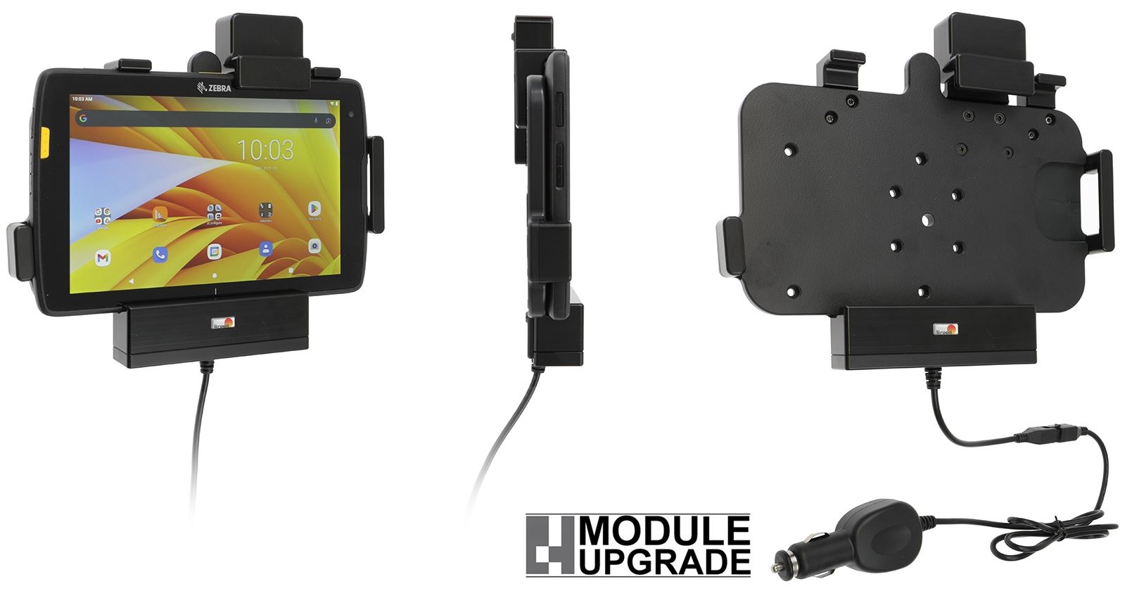 Brodit support/chargeur Zebra ET40/ET45 8"vesa/stud/cig