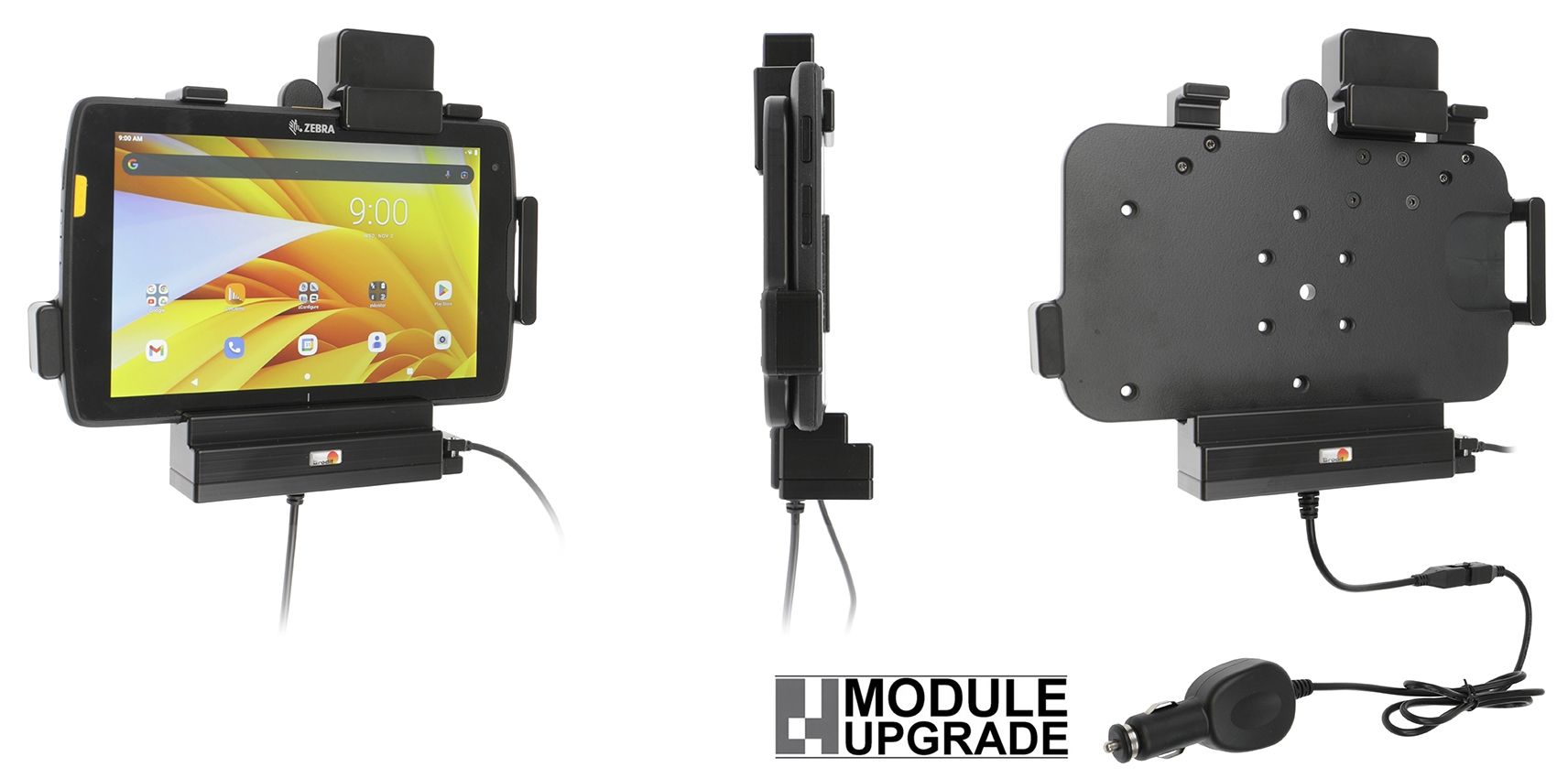 Brodit support/chargeur Zebra ET40/ET45 8"USB-host/stud/cig