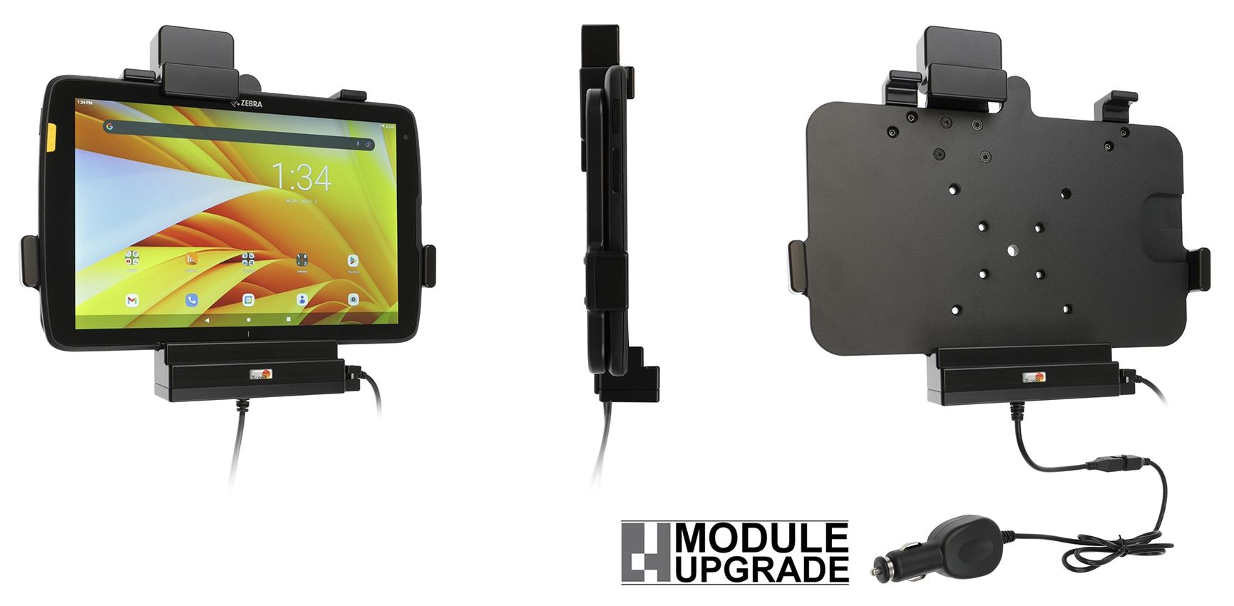 Brodit support/chargeur Zebra ET40/ET45 10"USB-host/stud/cig