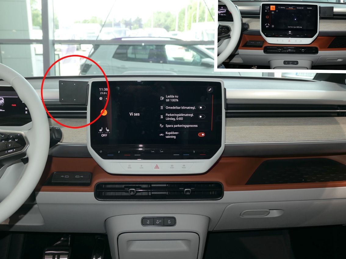 Proclip Volkswagen ID. Buzz 23- Centre-seul 12 inch